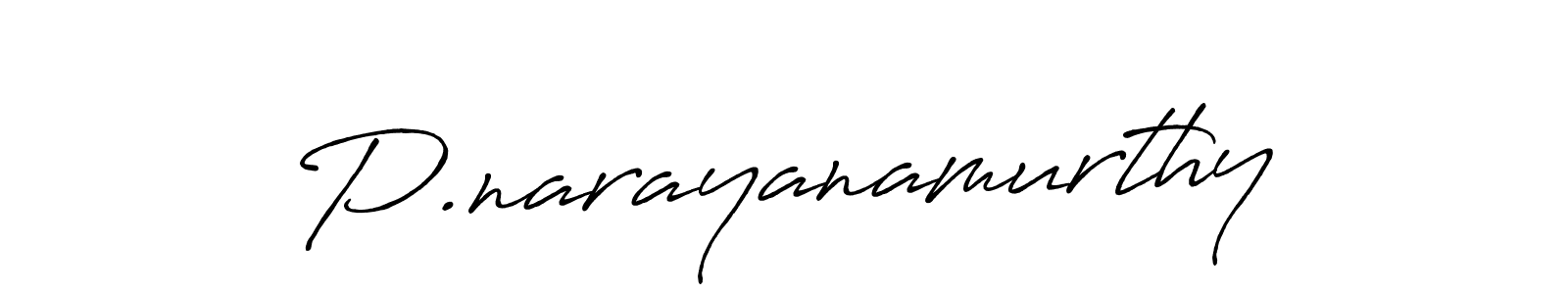 Make a beautiful signature design for name P.narayanamurthy. Use this online signature maker to create a handwritten signature for free. P.narayanamurthy signature style 7 images and pictures png