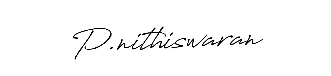 Make a beautiful signature design for name P.nithiswaran. Use this online signature maker to create a handwritten signature for free. P.nithiswaran signature style 7 images and pictures png