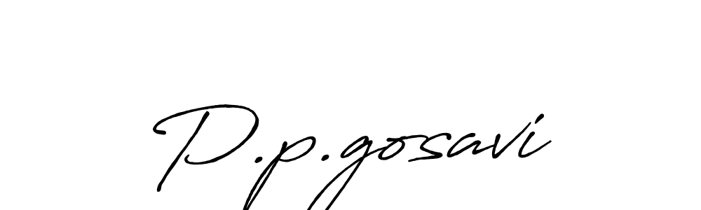 The best way (Antro_Vectra_Bolder) to make a short signature is to pick only two or three words in your name. The name P.p.gosavi include a total of six letters. For converting this name. P.p.gosavi signature style 7 images and pictures png