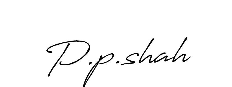Best and Professional Signature Style for P.p.shah. Antro_Vectra_Bolder Best Signature Style Collection. P.p.shah signature style 7 images and pictures png