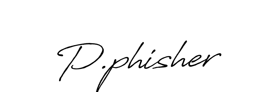 How to make P.phisher signature? Antro_Vectra_Bolder is a professional autograph style. Create handwritten signature for P.phisher name. P.phisher signature style 7 images and pictures png