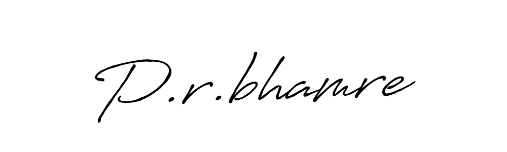 Make a beautiful signature design for name P.r.bhamre. Use this online signature maker to create a handwritten signature for free. P.r.bhamre signature style 7 images and pictures png