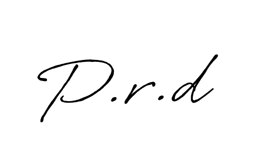 Also You can easily find your signature by using the search form. We will create P.r.d name handwritten signature images for you free of cost using Antro_Vectra_Bolder sign style. P.r.d signature style 7 images and pictures png