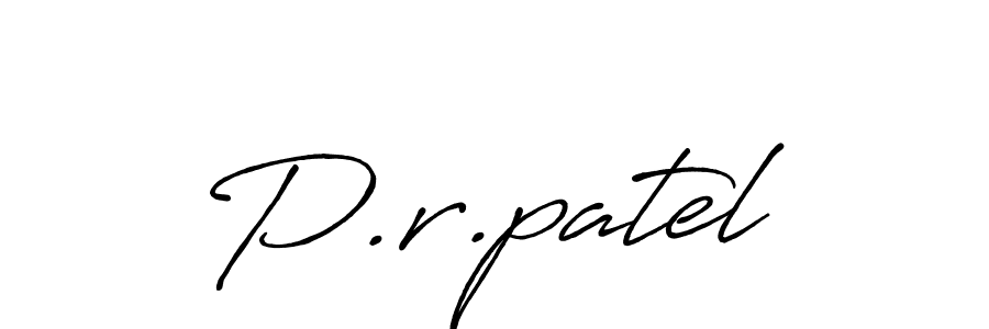 Antro_Vectra_Bolder is a professional signature style that is perfect for those who want to add a touch of class to their signature. It is also a great choice for those who want to make their signature more unique. Get P.r.patel name to fancy signature for free. P.r.patel signature style 7 images and pictures png