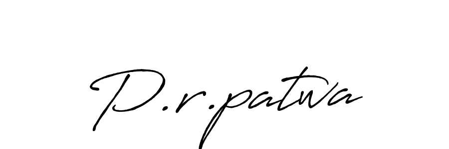 You should practise on your own different ways (Antro_Vectra_Bolder) to write your name (P.r.patwa) in signature. don't let someone else do it for you. P.r.patwa signature style 7 images and pictures png