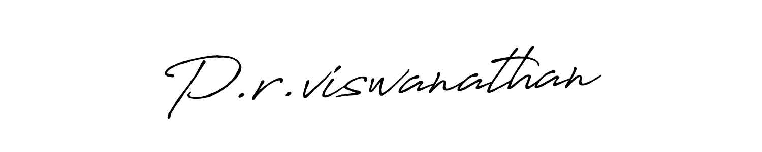 P.r.viswanathan stylish signature style. Best Handwritten Sign (Antro_Vectra_Bolder) for my name. Handwritten Signature Collection Ideas for my name P.r.viswanathan. P.r.viswanathan signature style 7 images and pictures png