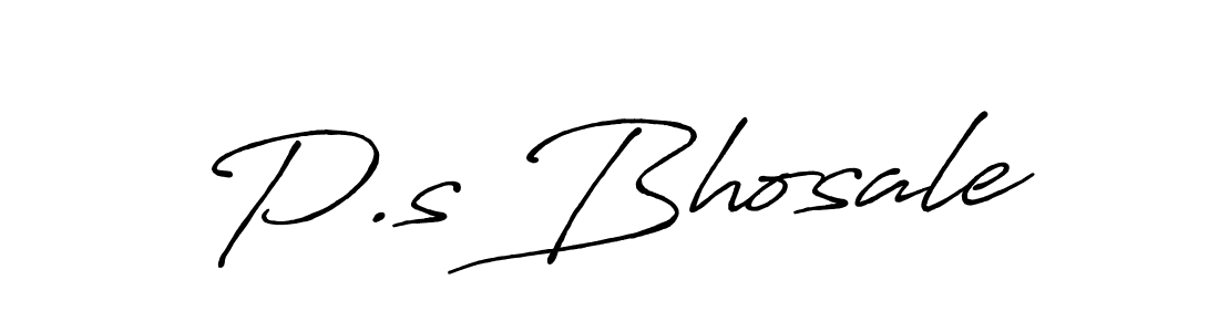 if you are searching for the best signature style for your name P.s Bhosale. so please give up your signature search. here we have designed multiple signature styles  using Antro_Vectra_Bolder. P.s Bhosale signature style 7 images and pictures png