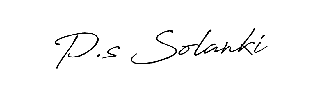 Make a beautiful signature design for name P.s Solanki. Use this online signature maker to create a handwritten signature for free. P.s Solanki signature style 7 images and pictures png