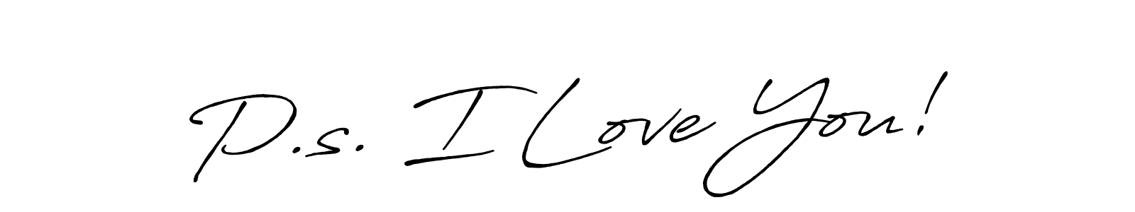 Once you've used our free online signature maker to create your best signature Antro_Vectra_Bolder style, it's time to enjoy all of the benefits that P.s. I Love You! name signing documents. P.s. I Love You! signature style 7 images and pictures png