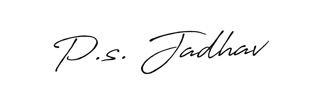 Here are the top 10 professional signature styles for the name P.s. Jadhav. These are the best autograph styles you can use for your name. P.s. Jadhav signature style 7 images and pictures png