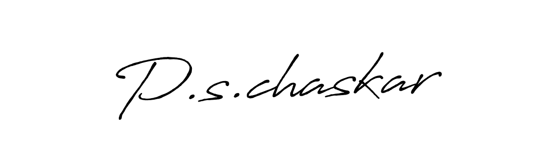 Also You can easily find your signature by using the search form. We will create P.s.chaskar name handwritten signature images for you free of cost using Antro_Vectra_Bolder sign style. P.s.chaskar signature style 7 images and pictures png