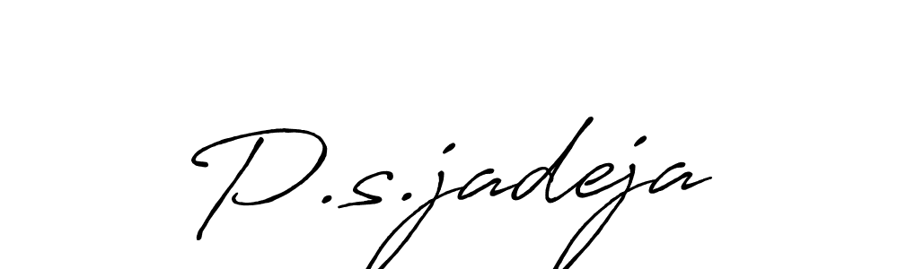 The best way (Antro_Vectra_Bolder) to make a short signature is to pick only two or three words in your name. The name P.s.jadeja include a total of six letters. For converting this name. P.s.jadeja signature style 7 images and pictures png
