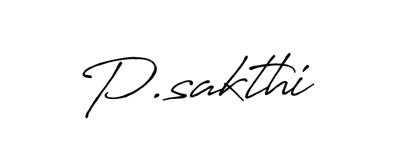 You should practise on your own different ways (Antro_Vectra_Bolder) to write your name (P.sakthi) in signature. don't let someone else do it for you. P.sakthi signature style 7 images and pictures png