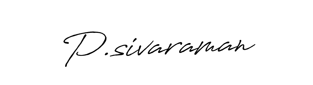 Once you've used our free online signature maker to create your best signature Antro_Vectra_Bolder style, it's time to enjoy all of the benefits that P.sivaraman name signing documents. P.sivaraman signature style 7 images and pictures png