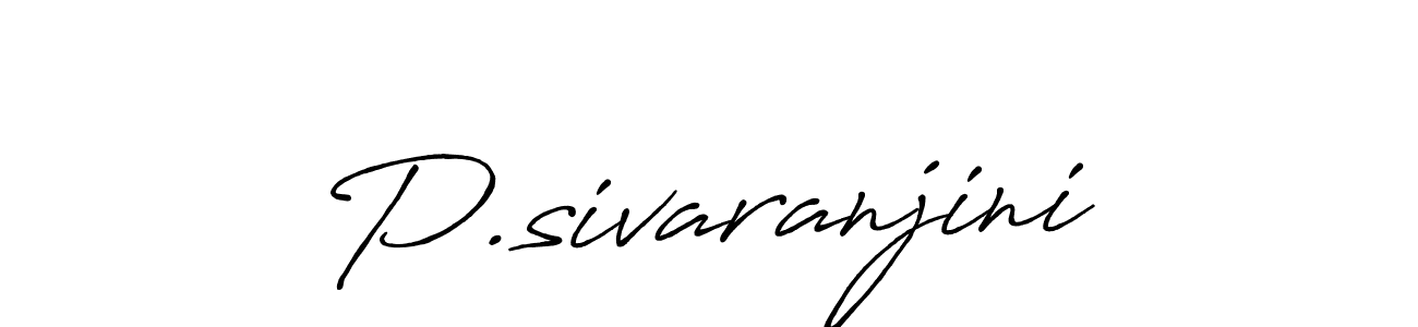 How to make P.sivaranjini signature? Antro_Vectra_Bolder is a professional autograph style. Create handwritten signature for P.sivaranjini name. P.sivaranjini signature style 7 images and pictures png