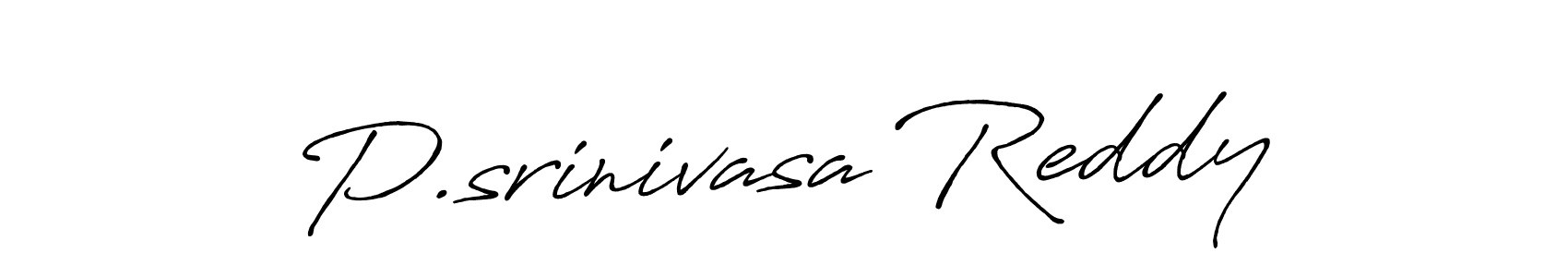 P.srinivasa Reddy stylish signature style. Best Handwritten Sign (Antro_Vectra_Bolder) for my name. Handwritten Signature Collection Ideas for my name P.srinivasa Reddy. P.srinivasa Reddy signature style 7 images and pictures png