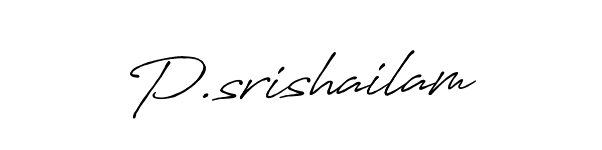 It looks lik you need a new signature style for name P.srishailam. Design unique handwritten (Antro_Vectra_Bolder) signature with our free signature maker in just a few clicks. P.srishailam signature style 7 images and pictures png
