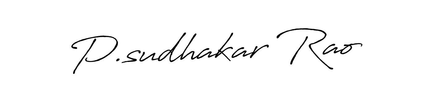 Similarly Antro_Vectra_Bolder is the best handwritten signature design. Signature creator online .You can use it as an online autograph creator for name P.sudhakar Rao. P.sudhakar Rao signature style 7 images and pictures png