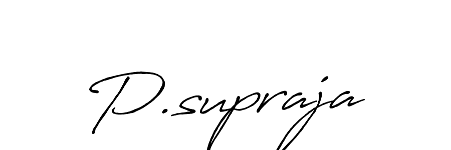 Here are the top 10 professional signature styles for the name P.supraja. These are the best autograph styles you can use for your name. P.supraja signature style 7 images and pictures png