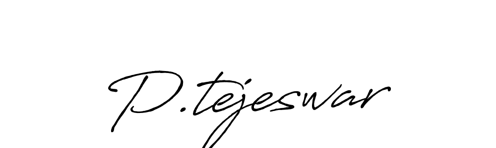 Once you've used our free online signature maker to create your best signature Antro_Vectra_Bolder style, it's time to enjoy all of the benefits that P.tejeswar name signing documents. P.tejeswar signature style 7 images and pictures png