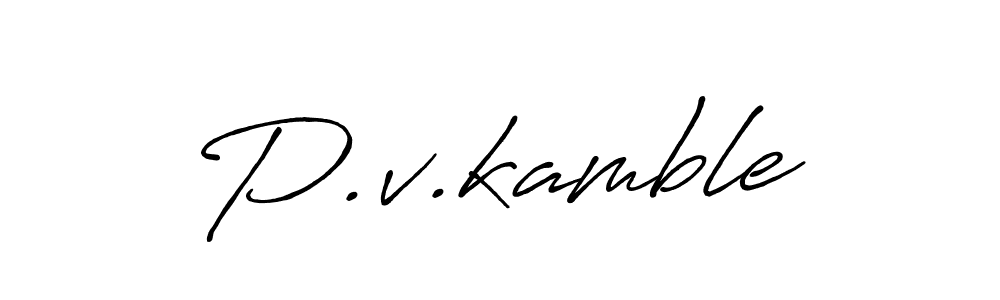 Here are the top 10 professional signature styles for the name P.v.kamble. These are the best autograph styles you can use for your name. P.v.kamble signature style 7 images and pictures png