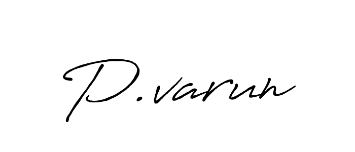 Make a short P.varun signature style. Manage your documents anywhere anytime using Antro_Vectra_Bolder. Create and add eSignatures, submit forms, share and send files easily. P.varun signature style 7 images and pictures png