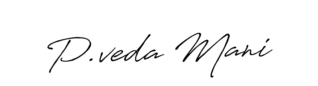 Best and Professional Signature Style for P.veda Mani. Antro_Vectra_Bolder Best Signature Style Collection. P.veda Mani signature style 7 images and pictures png