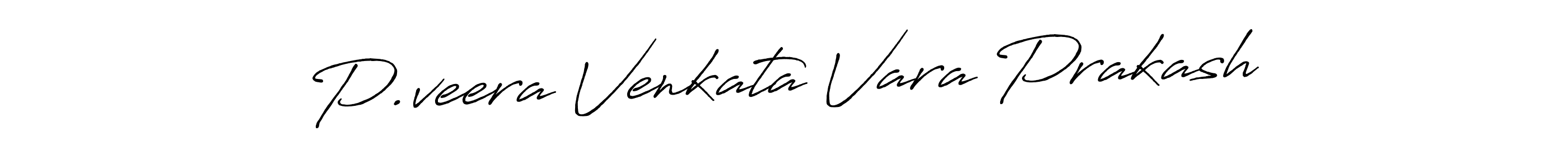 Antro_Vectra_Bolder is a professional signature style that is perfect for those who want to add a touch of class to their signature. It is also a great choice for those who want to make their signature more unique. Get P.veera Venkata Vara Prakash name to fancy signature for free. P.veera Venkata Vara Prakash signature style 7 images and pictures png