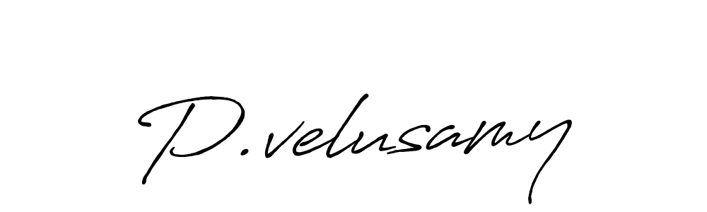 The best way (Antro_Vectra_Bolder) to make a short signature is to pick only two or three words in your name. The name P.velusamy include a total of six letters. For converting this name. P.velusamy signature style 7 images and pictures png