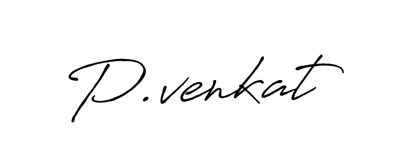 Also You can easily find your signature by using the search form. We will create P.venkat name handwritten signature images for you free of cost using Antro_Vectra_Bolder sign style. P.venkat signature style 7 images and pictures png