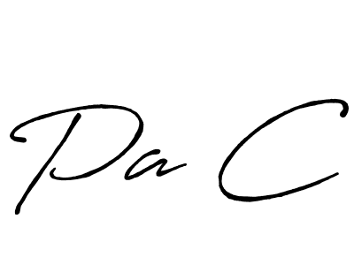 This is the best signature style for the Pa C name. Also you like these signature font (Antro_Vectra_Bolder). Mix name signature. Pa C signature style 7 images and pictures png