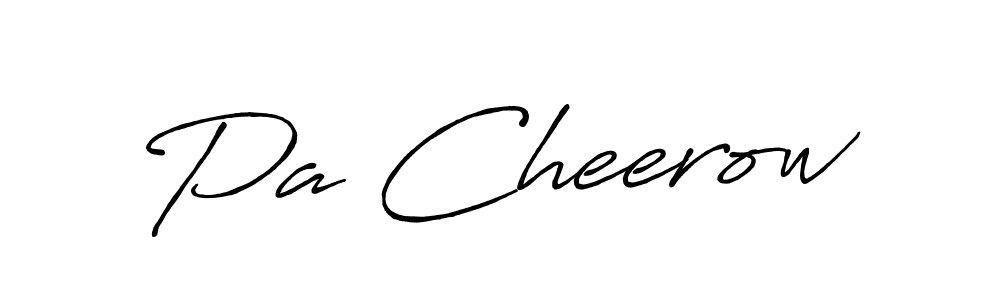 Antro_Vectra_Bolder is a professional signature style that is perfect for those who want to add a touch of class to their signature. It is also a great choice for those who want to make their signature more unique. Get Pa Cheerow name to fancy signature for free. Pa Cheerow signature style 7 images and pictures png