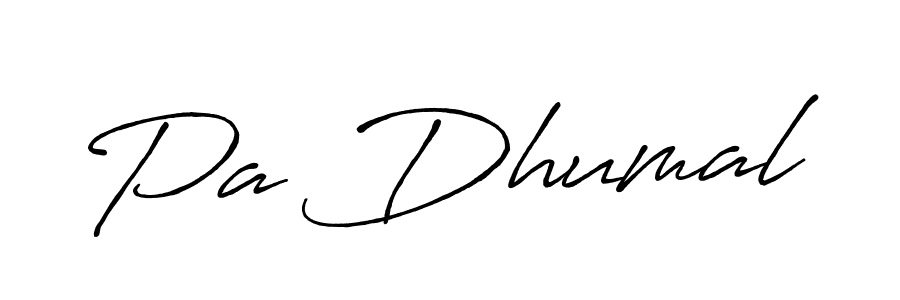 Make a short Pa Dhumal signature style. Manage your documents anywhere anytime using Antro_Vectra_Bolder. Create and add eSignatures, submit forms, share and send files easily. Pa Dhumal signature style 7 images and pictures png