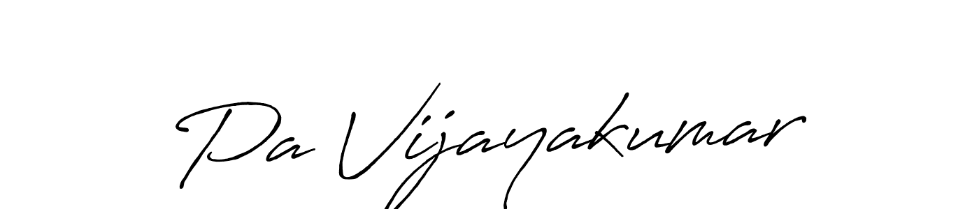 Pa Vijayakumar stylish signature style. Best Handwritten Sign (Antro_Vectra_Bolder) for my name. Handwritten Signature Collection Ideas for my name Pa Vijayakumar. Pa Vijayakumar signature style 7 images and pictures png