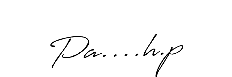 Design your own signature with our free online signature maker. With this signature software, you can create a handwritten (Antro_Vectra_Bolder) signature for name Pa....h.p. Pa....h.p signature style 7 images and pictures png