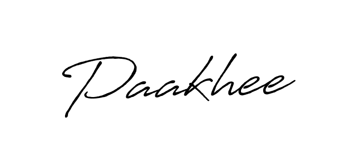How to make Paakhee name signature. Use Antro_Vectra_Bolder style for creating short signs online. This is the latest handwritten sign. Paakhee signature style 7 images and pictures png