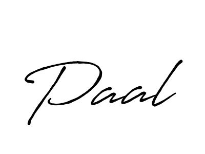 Make a beautiful signature design for name Paal. With this signature (Antro_Vectra_Bolder) style, you can create a handwritten signature for free. Paal signature style 7 images and pictures png