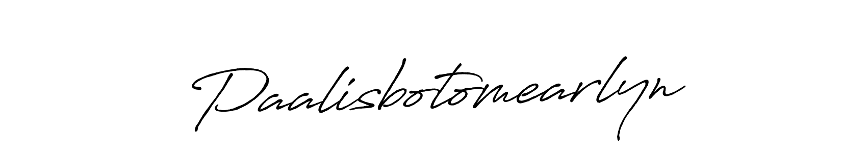 Design your own signature with our free online signature maker. With this signature software, you can create a handwritten (Antro_Vectra_Bolder) signature for name Paalisbotomearlyn. Paalisbotomearlyn signature style 7 images and pictures png