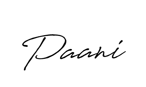 It looks lik you need a new signature style for name Paani. Design unique handwritten (Antro_Vectra_Bolder) signature with our free signature maker in just a few clicks. Paani signature style 7 images and pictures png