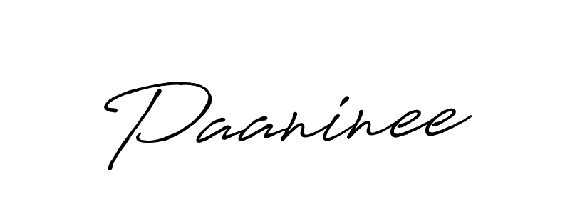 Paaninee stylish signature style. Best Handwritten Sign (Antro_Vectra_Bolder) for my name. Handwritten Signature Collection Ideas for my name Paaninee. Paaninee signature style 7 images and pictures png