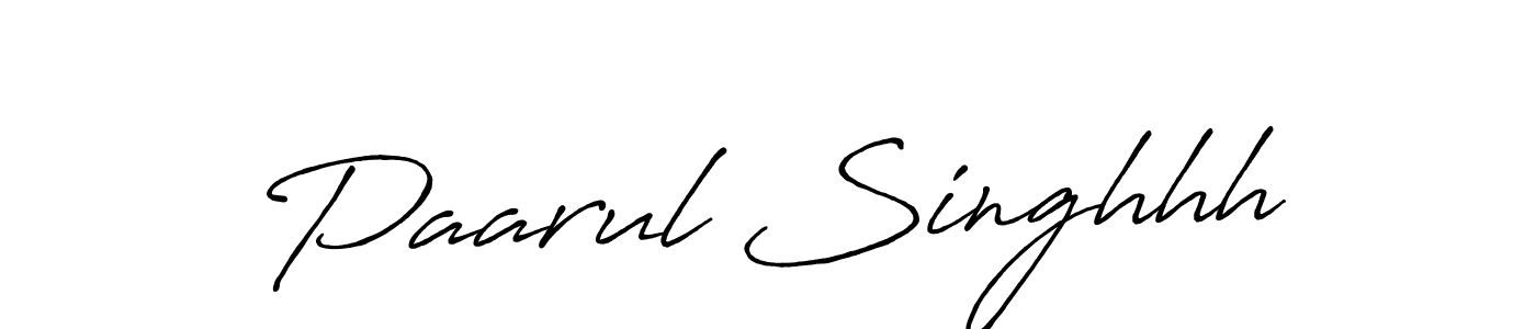 It looks lik you need a new signature style for name Paarul Singhhh. Design unique handwritten (Antro_Vectra_Bolder) signature with our free signature maker in just a few clicks. Paarul Singhhh signature style 7 images and pictures png