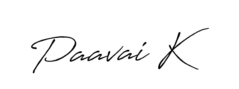 How to make Paavai K signature? Antro_Vectra_Bolder is a professional autograph style. Create handwritten signature for Paavai K name. Paavai K signature style 7 images and pictures png