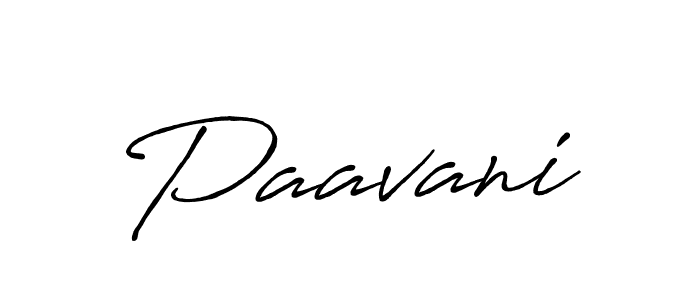 Use a signature maker to create a handwritten signature online. With this signature software, you can design (Antro_Vectra_Bolder) your own signature for name Paavani. Paavani signature style 7 images and pictures png