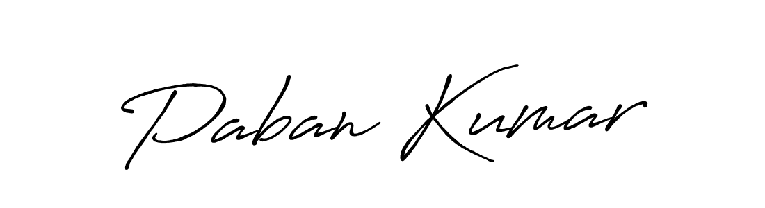 How to make Paban Kumar signature? Antro_Vectra_Bolder is a professional autograph style. Create handwritten signature for Paban Kumar name. Paban Kumar signature style 7 images and pictures png