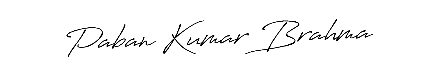 Paban Kumar Brahma stylish signature style. Best Handwritten Sign (Antro_Vectra_Bolder) for my name. Handwritten Signature Collection Ideas for my name Paban Kumar Brahma. Paban Kumar Brahma signature style 7 images and pictures png