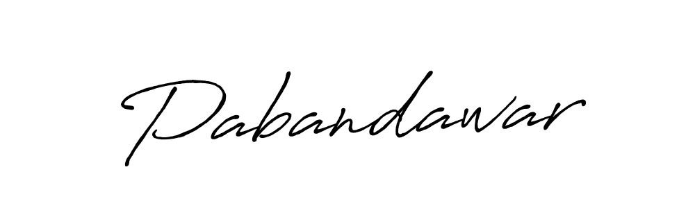 Make a beautiful signature design for name Pabandawar. With this signature (Antro_Vectra_Bolder) style, you can create a handwritten signature for free. Pabandawar signature style 7 images and pictures png