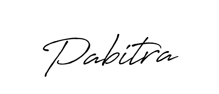 Make a beautiful signature design for name Pabitra. With this signature (Antro_Vectra_Bolder) style, you can create a handwritten signature for free. Pabitra signature style 7 images and pictures png