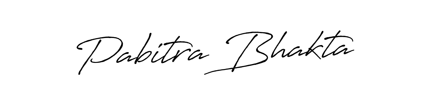 Pabitra Bhakta stylish signature style. Best Handwritten Sign (Antro_Vectra_Bolder) for my name. Handwritten Signature Collection Ideas for my name Pabitra Bhakta. Pabitra Bhakta signature style 7 images and pictures png