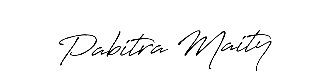 Use a signature maker to create a handwritten signature online. With this signature software, you can design (Antro_Vectra_Bolder) your own signature for name Pabitra Maity. Pabitra Maity signature style 7 images and pictures png
