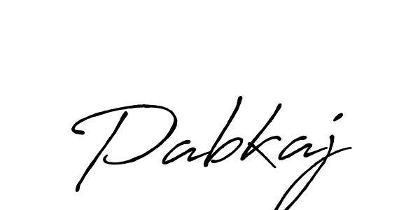 Design your own signature with our free online signature maker. With this signature software, you can create a handwritten (Antro_Vectra_Bolder) signature for name Pabkaj. Pabkaj signature style 7 images and pictures png